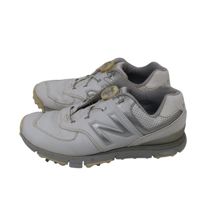 New Balance golf(ニューバランスゴルフ) ダイヤル式ゴルフシューズ 白シルバー レディース 24.0cm DWGB574WS B