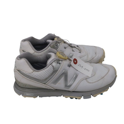 New Balance golf(ニューバランスゴルフ) ダイヤル式ゴルフシューズ 白シルバー レディース 24.0cm DWGB574WS B