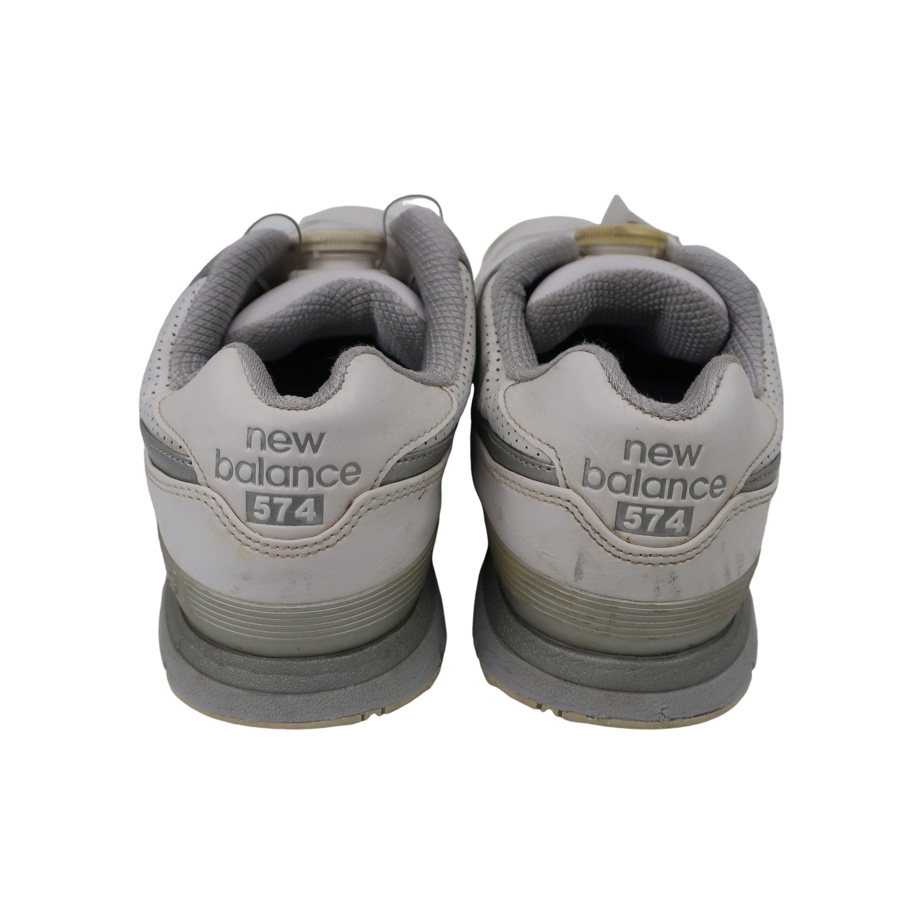 New Balance golf(ニューバランスゴルフ) ダイヤル式ゴルフシューズ 白シルバー レディース 24.0cm DWGB574WS B