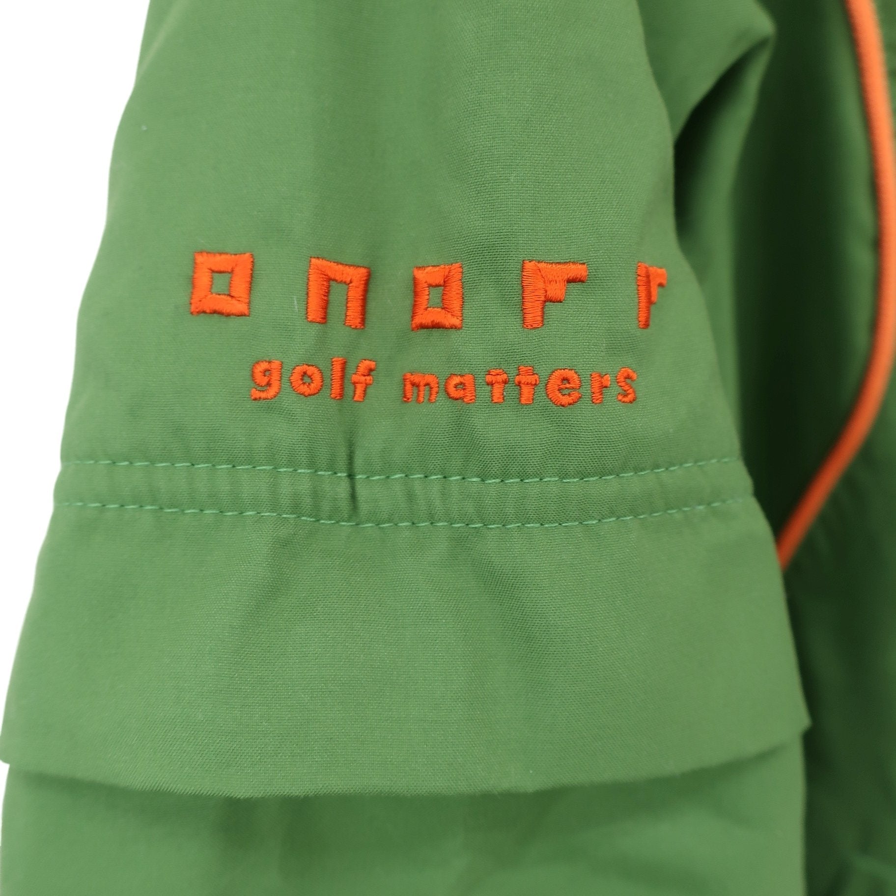 ONOFF(オノフ) ハーフジップナイロンジャケット 緑 メンズ M B