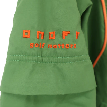 ONOFF(オノフ) ハーフジップナイロンジャケット 緑 メンズ M B