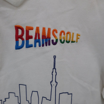 BEAMS GOLF(ビームスゴルフ) ポロシャツ 白 レディース L B
