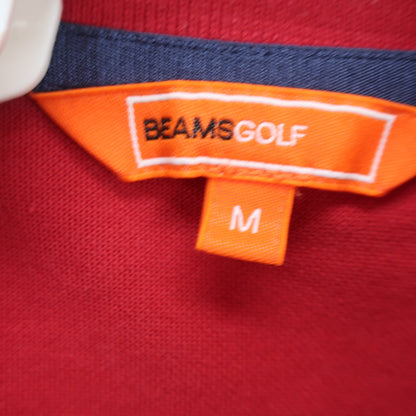 BEAMS GOLF(ビームスゴルフ) ポロシャツ 赤 メンズ M B