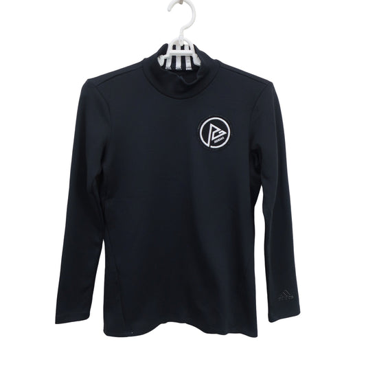 adidas(アディダス) ハイネックシャツ 黒 レディース M A