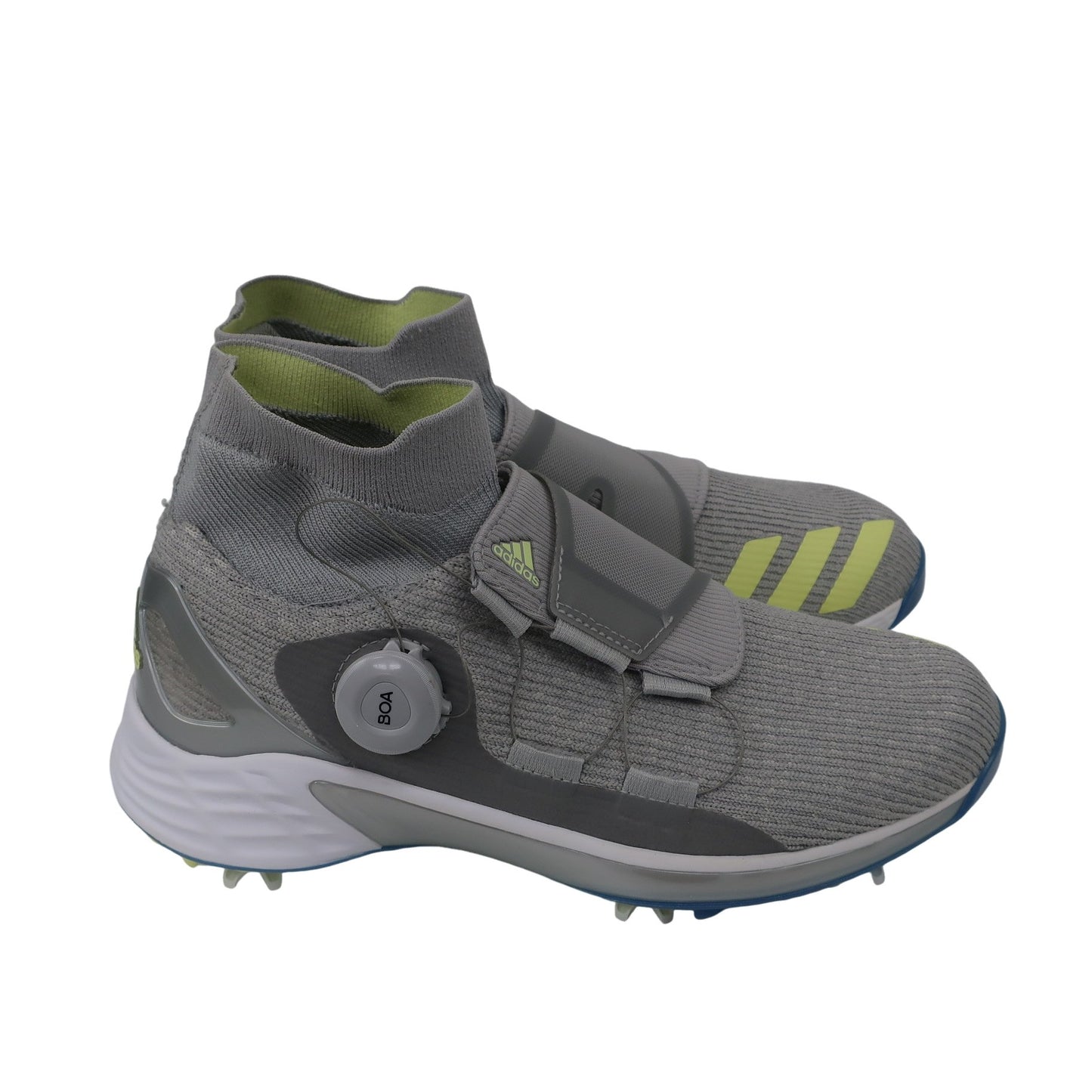 adidas(アディダス) ダイヤル式ゴルフシューズ グレーイエロー レディース 24.5cm ZG21 MOTION BOA S