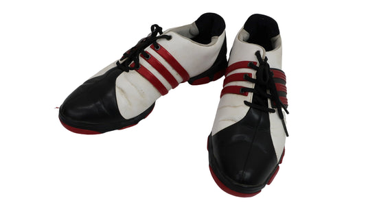 adidas(アディダス) ゴルフシューズ 白黒赤 メンズ 25.5cm EVG791003 B