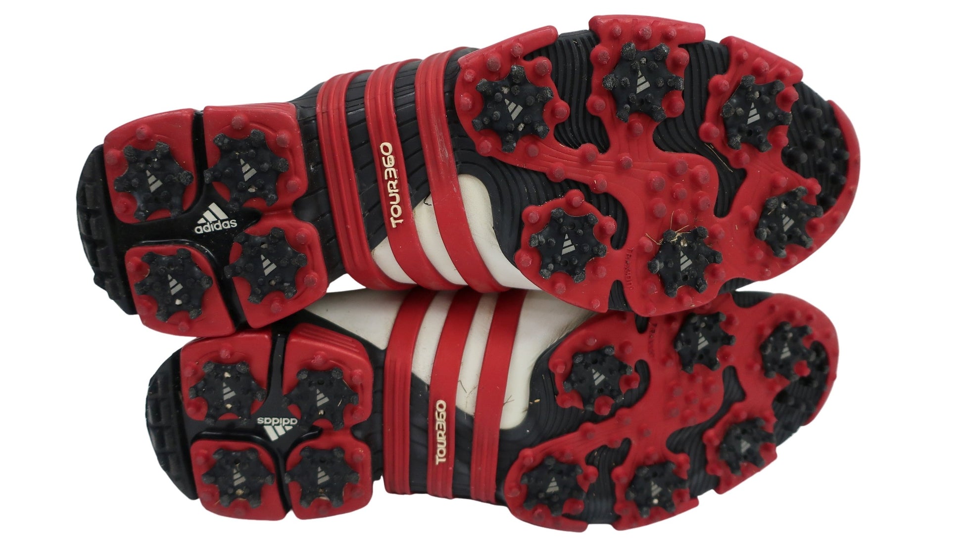 adidas(アディダス) ゴルフシューズ 白黒赤 メンズ 25.5cm EVG791003 B