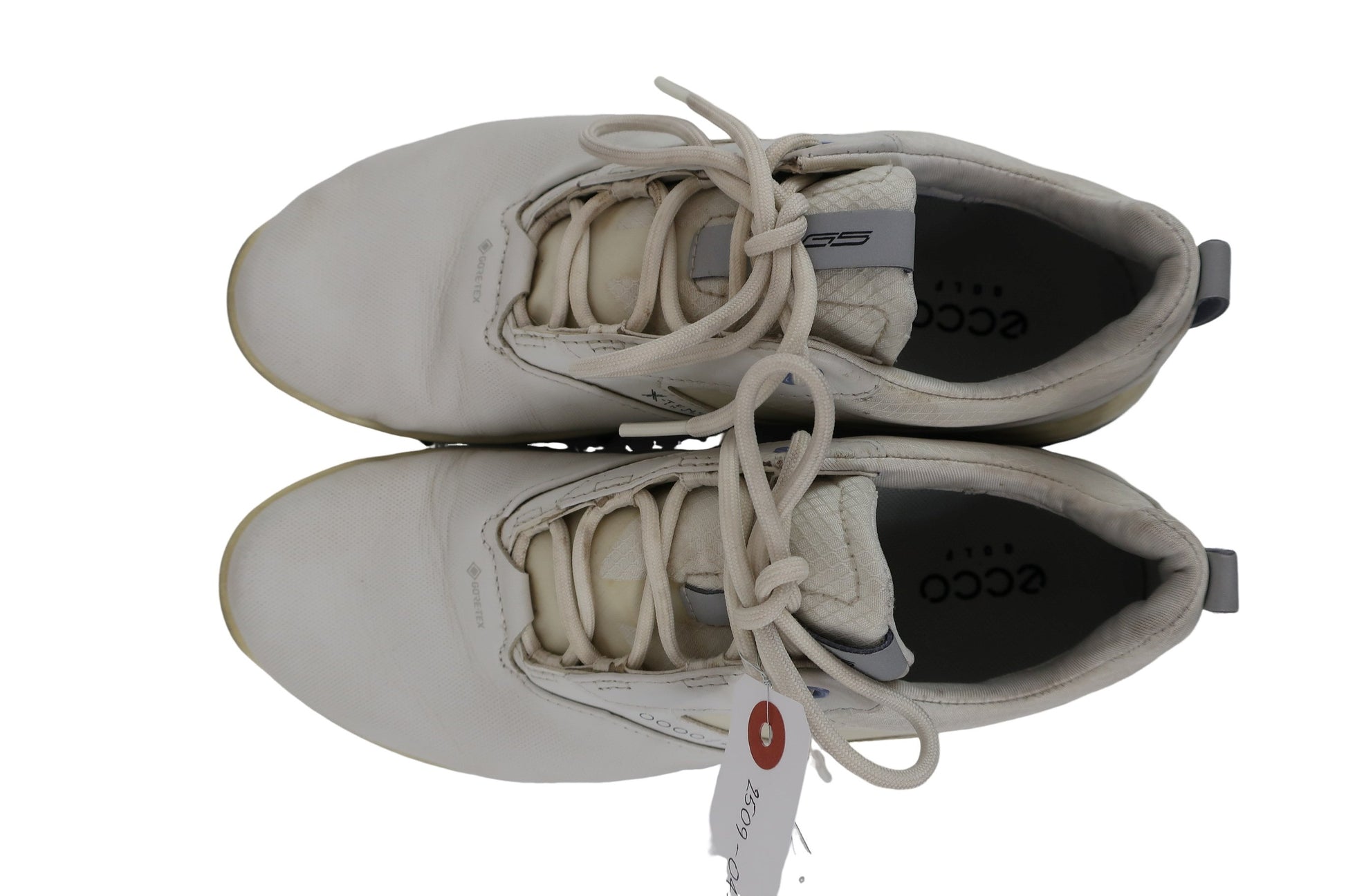ecco(エコー) ゴルフシューズ 白グレー レディース 26(23.0cm) B