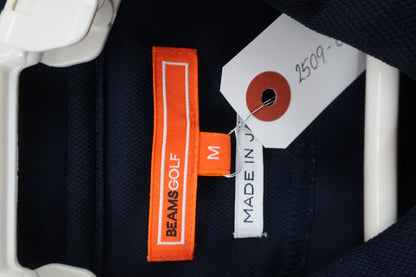 BEAMS GOLF(ビームスゴルフ) ポロシャツ ネイビー白赤 レディース M A