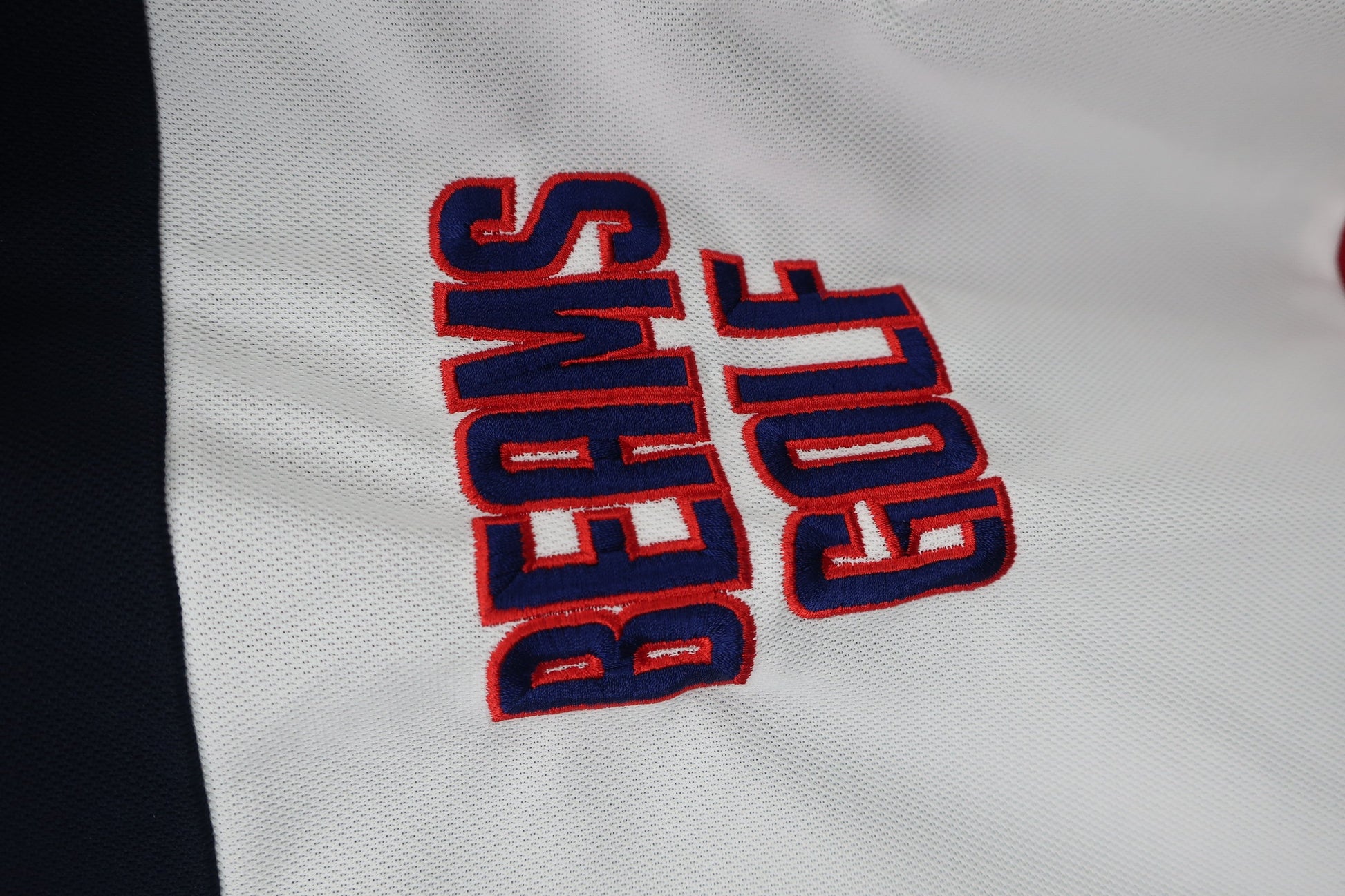 BEAMS GOLF(ビームスゴルフ) ポロシャツ ネイビー白赤 レディース M A