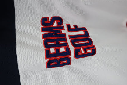 BEAMS GOLF(ビームスゴルフ) ポロシャツ ネイビー白赤 レディース M A