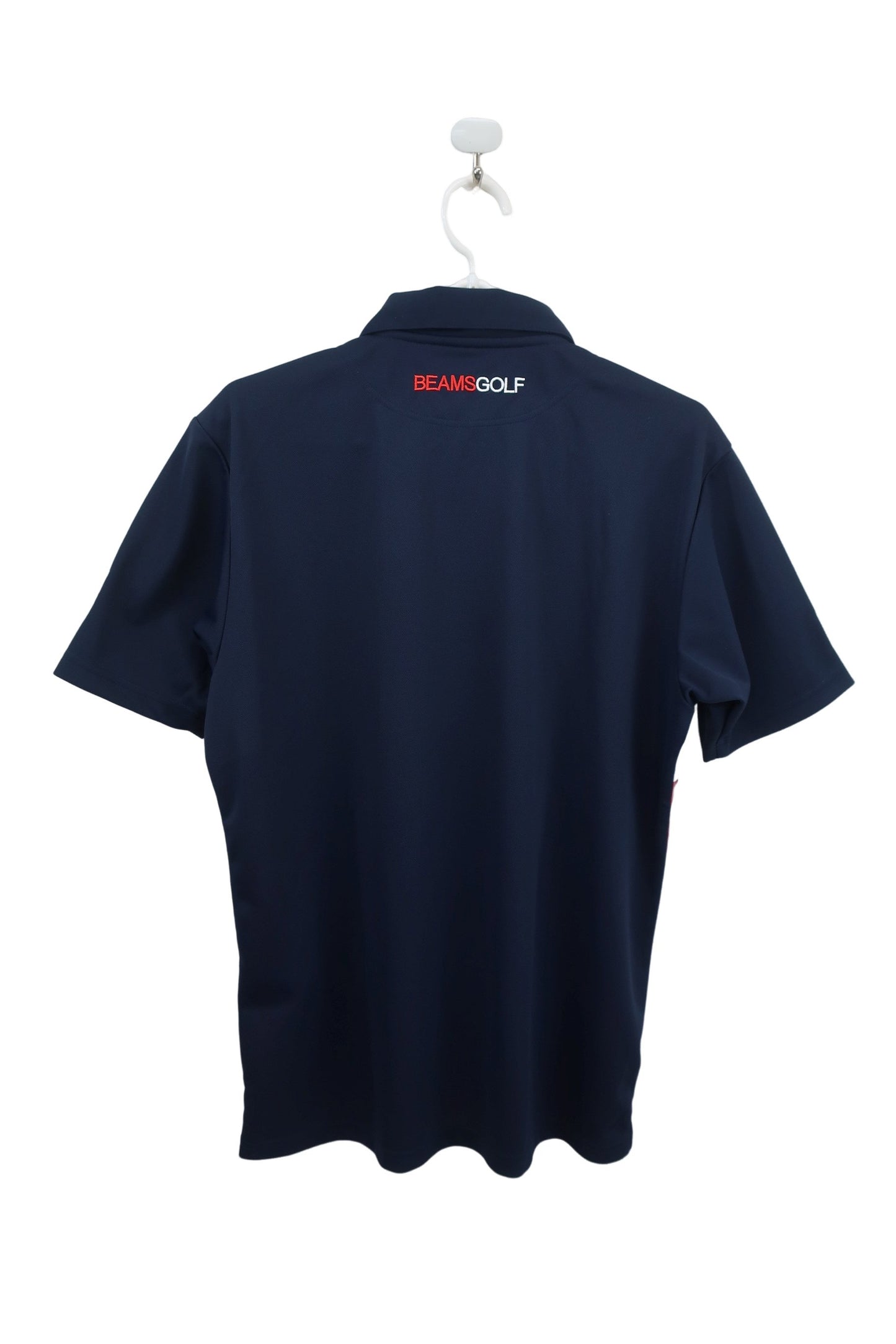BEAMS GOLF(ビームスゴルフ) ポロシャツ ネイビー白赤 レディース M A