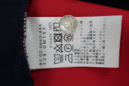 BEAMS GOLF(ビームスゴルフ) ポロシャツ ネイビー白赤 レディース M A