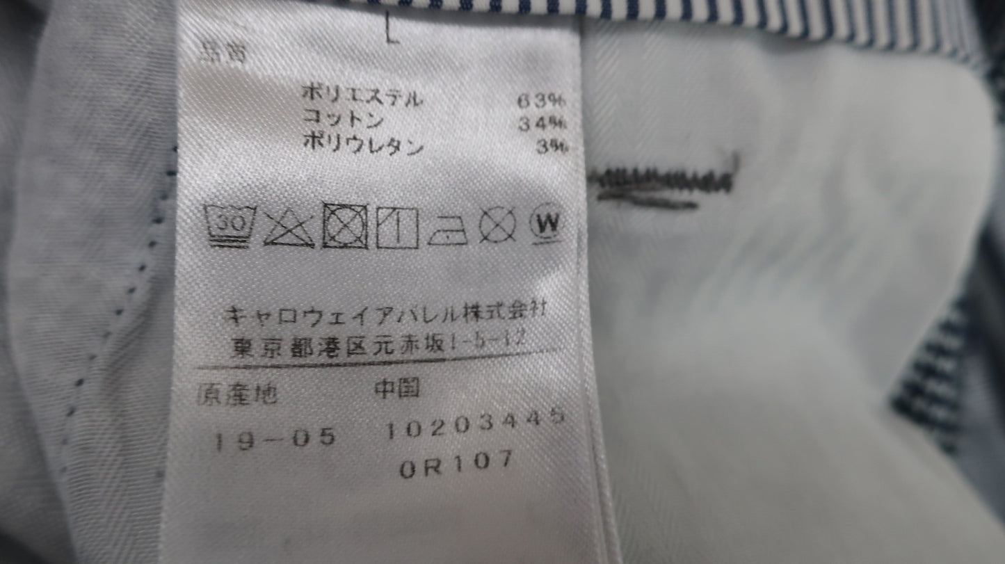 Callaway(キャロウェイ) パンツ ネイビー千鳥柄 メンズ L 241-9220504 A