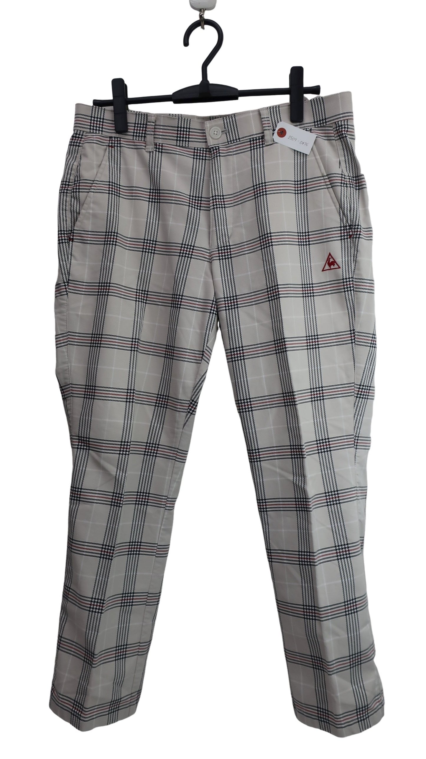 le coq sportif(ルコックスポルティフ) パンツ ベージュチェック メンズ 85 A