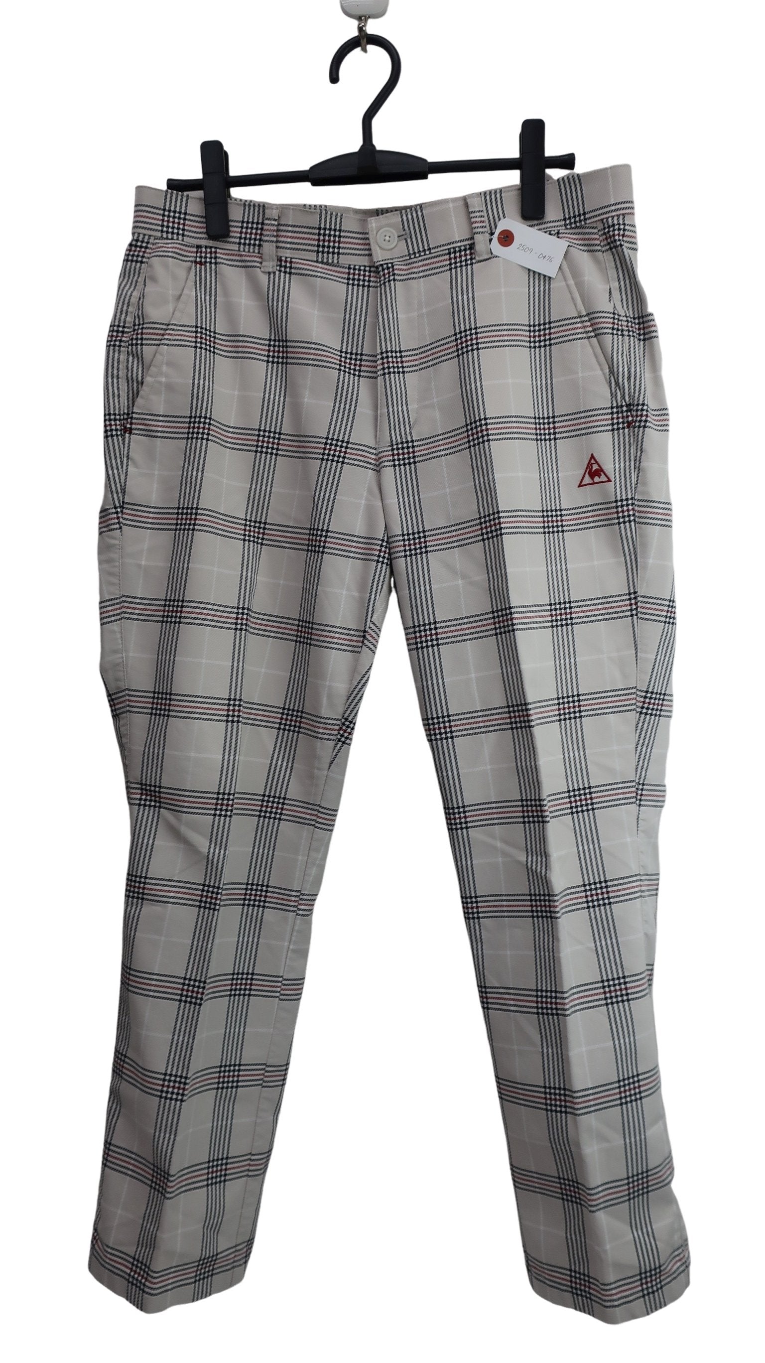 le coq sportif(ルコックスポルティフ) パンツ ベージュチェック メンズ 85 A