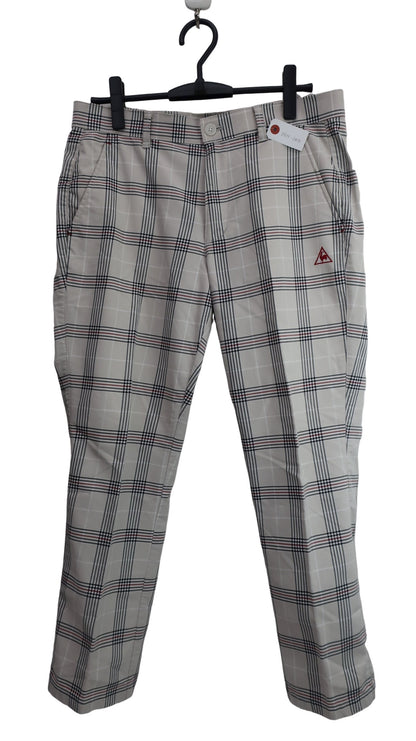 le coq sportif(ルコックスポルティフ) パンツ ベージュチェック メンズ 85 A
