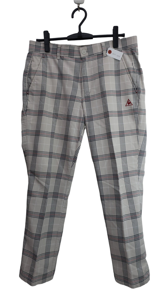 le coq sportif(ルコックスポルティフ) パンツ ベージュチェック メンズ 85 A