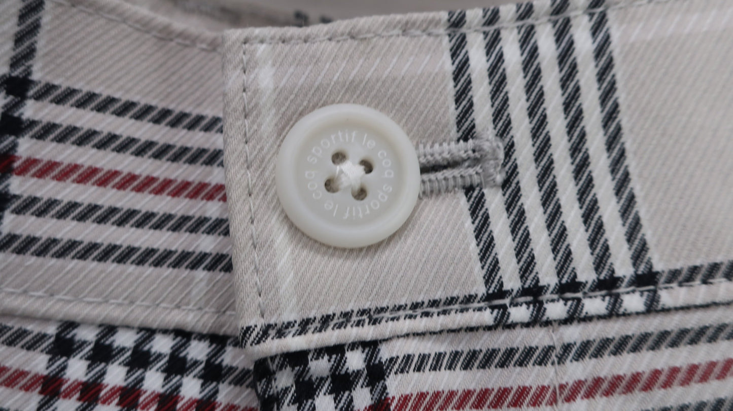 le coq sportif(ルコックスポルティフ) パンツ ベージュチェック メンズ 85 A