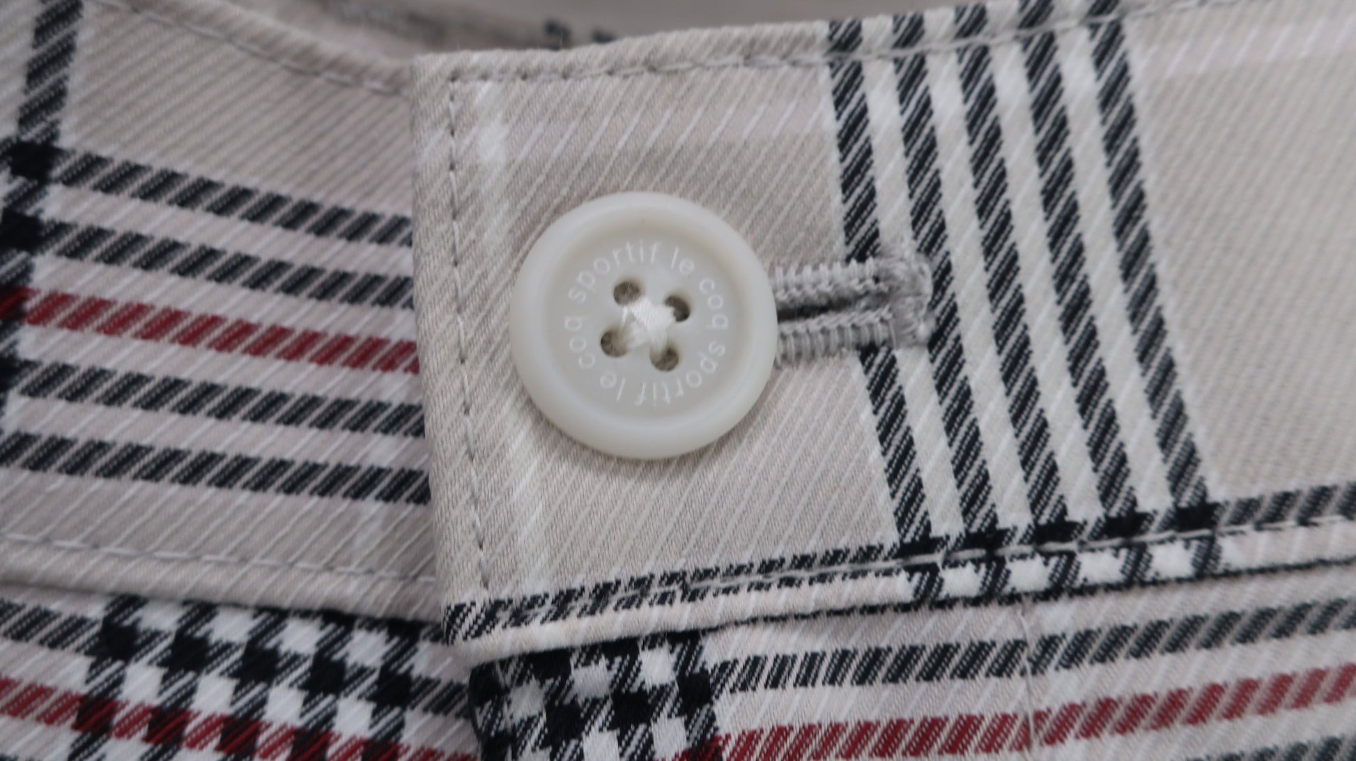 le coq sportif(ルコックスポルティフ) パンツ ベージュチェック メンズ 85 A