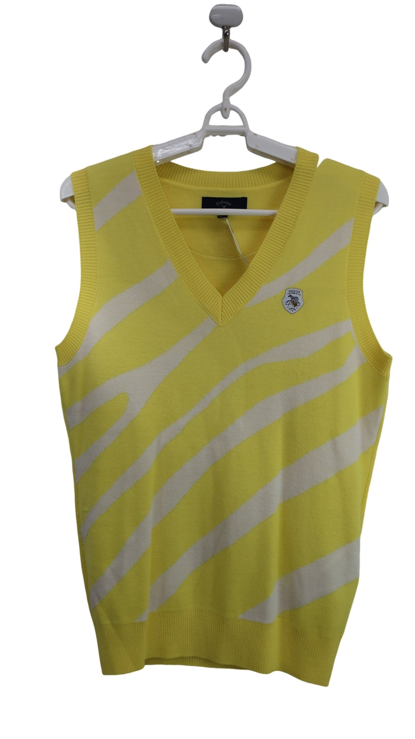 Callaway(キャロウェイ) ニットベスト 黄色 レディース L 241-6261801 A