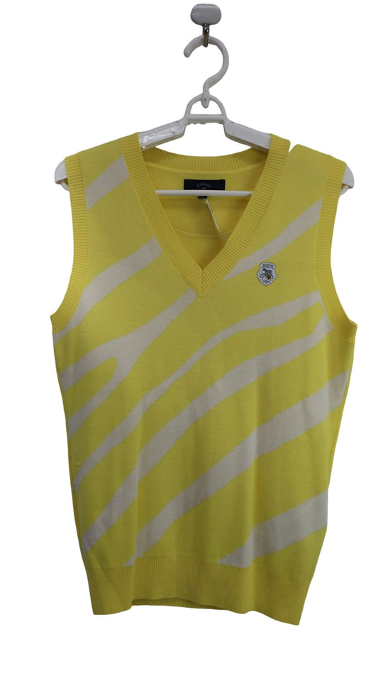 Callaway(キャロウェイ) ニットベスト 黄色 レディース L 241-6261801 A