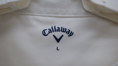 Callaway(キャロウェイ) ポロシャツ 白 メンズ L B