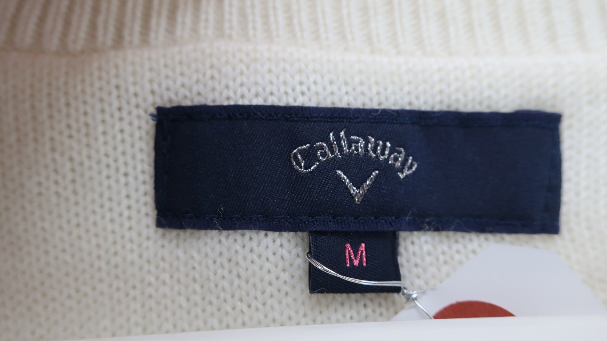 Callaway(キャロウェイ) ニットベスト クリームアーガイル柄 レディース M 241-261835 A