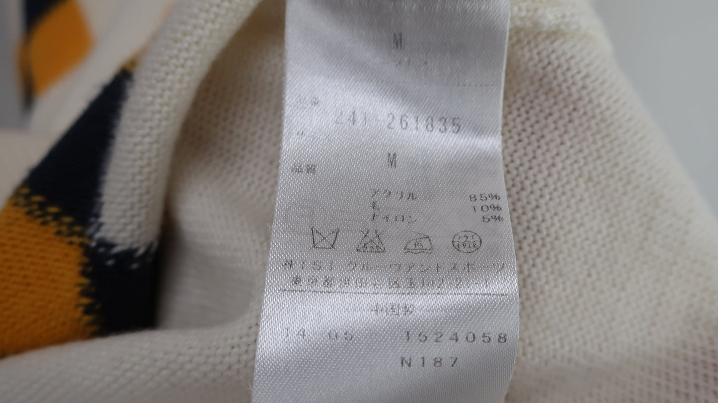 Callaway(キャロウェイ) ニットベスト クリームアーガイル柄 レディース M 241-261835 A