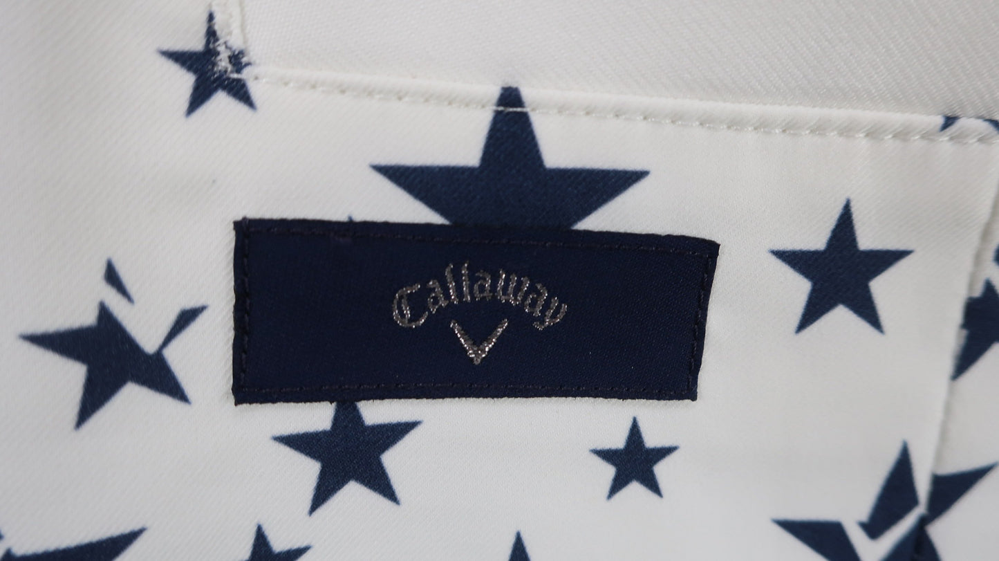 Callaway(キャロウェイ) スカート 白ネイビー星柄 レディース L 241-7125901 B
