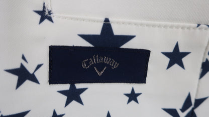 Callaway(キャロウェイ) スカート 白ネイビー星柄 レディース L 241-7125901 B