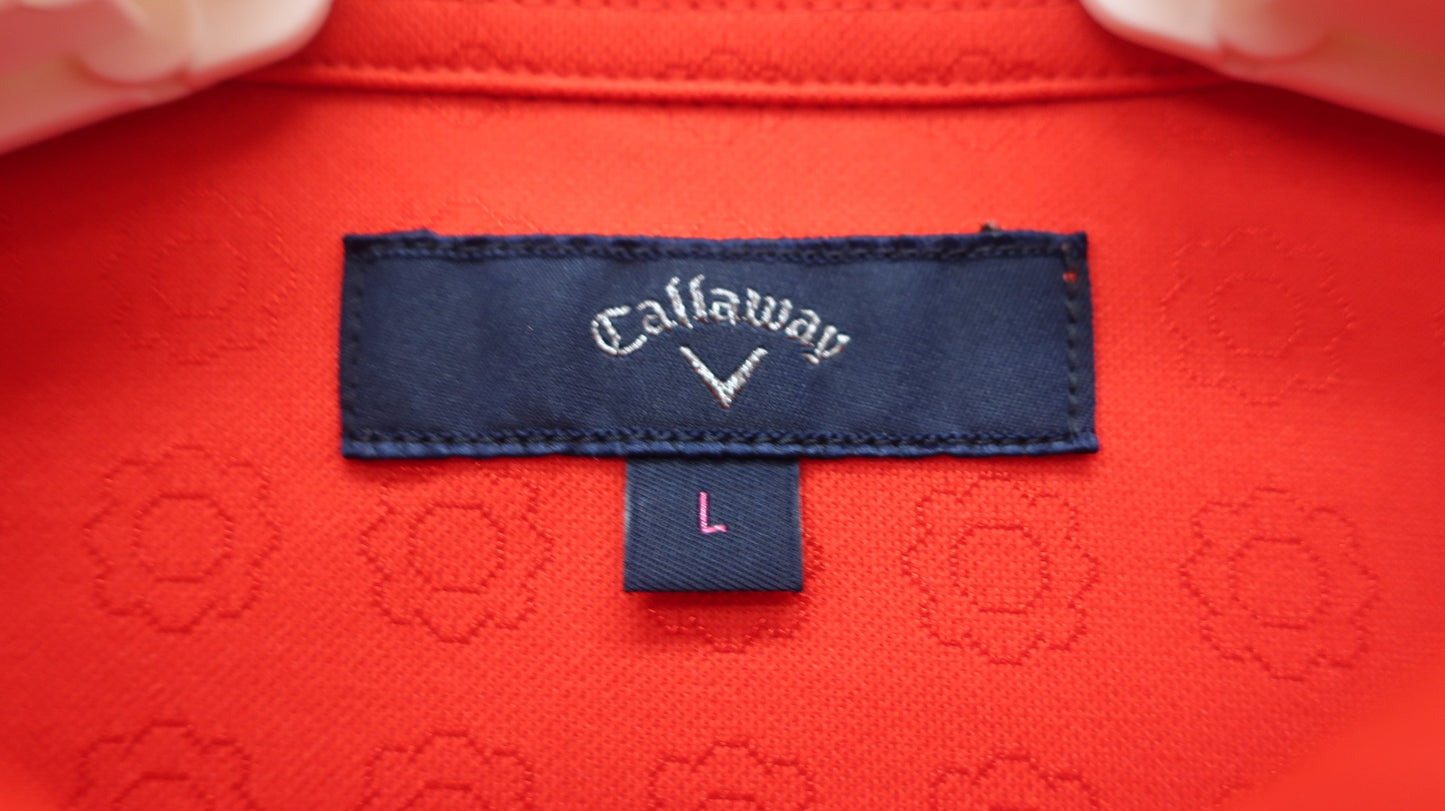 Callaway(キャロウェイ) ポロシャツ 赤 レディース L 241-7157808 A