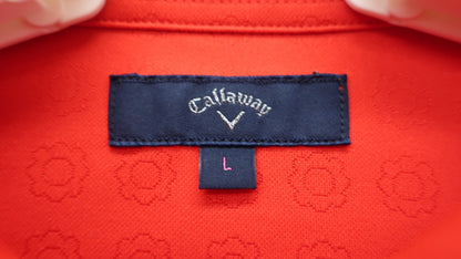 Callaway(キャロウェイ) ポロシャツ 赤 レディース L 241-7157808 A