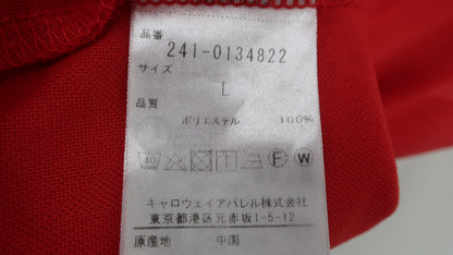Callaway(キャロウェイ) フレアポロシャツ 赤 レディース L 241-0134822 A