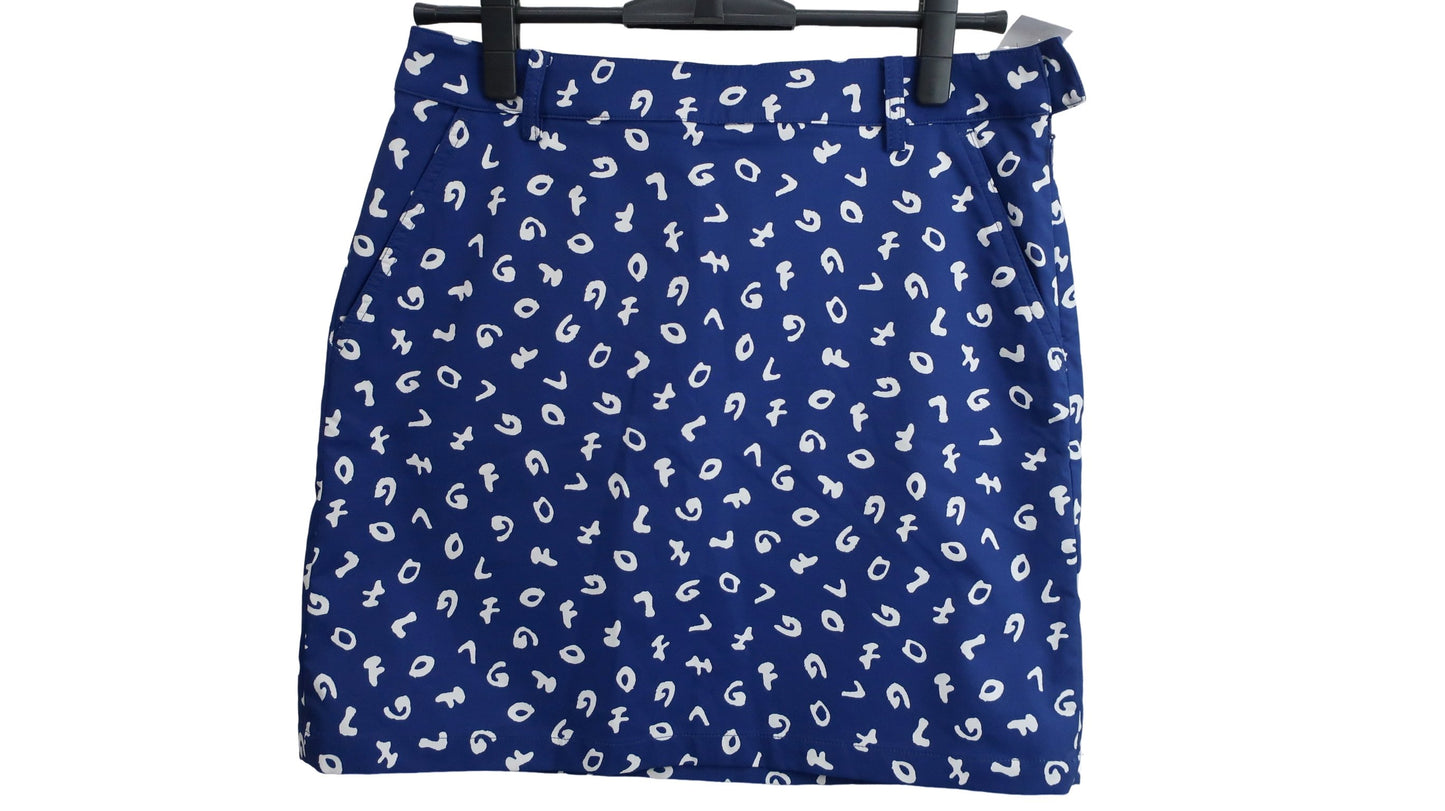 BEAMS GOLF(ビームスゴルフ) スカート 青白総柄 レディース L A