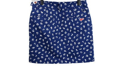 BEAMS GOLF(ビームスゴルフ) スカート 青白総柄 レディース L A
