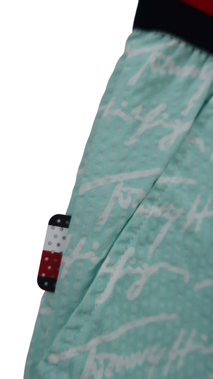 TOMMY HILFIGER GOLF(トミーヒルフィガーゴルフ) パンツ ミントグリーン総柄 レディース L N
