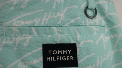 TOMMY HILFIGER GOLF(トミーヒルフィガーゴルフ) パンツ ミントグリーン総柄 レディース L N