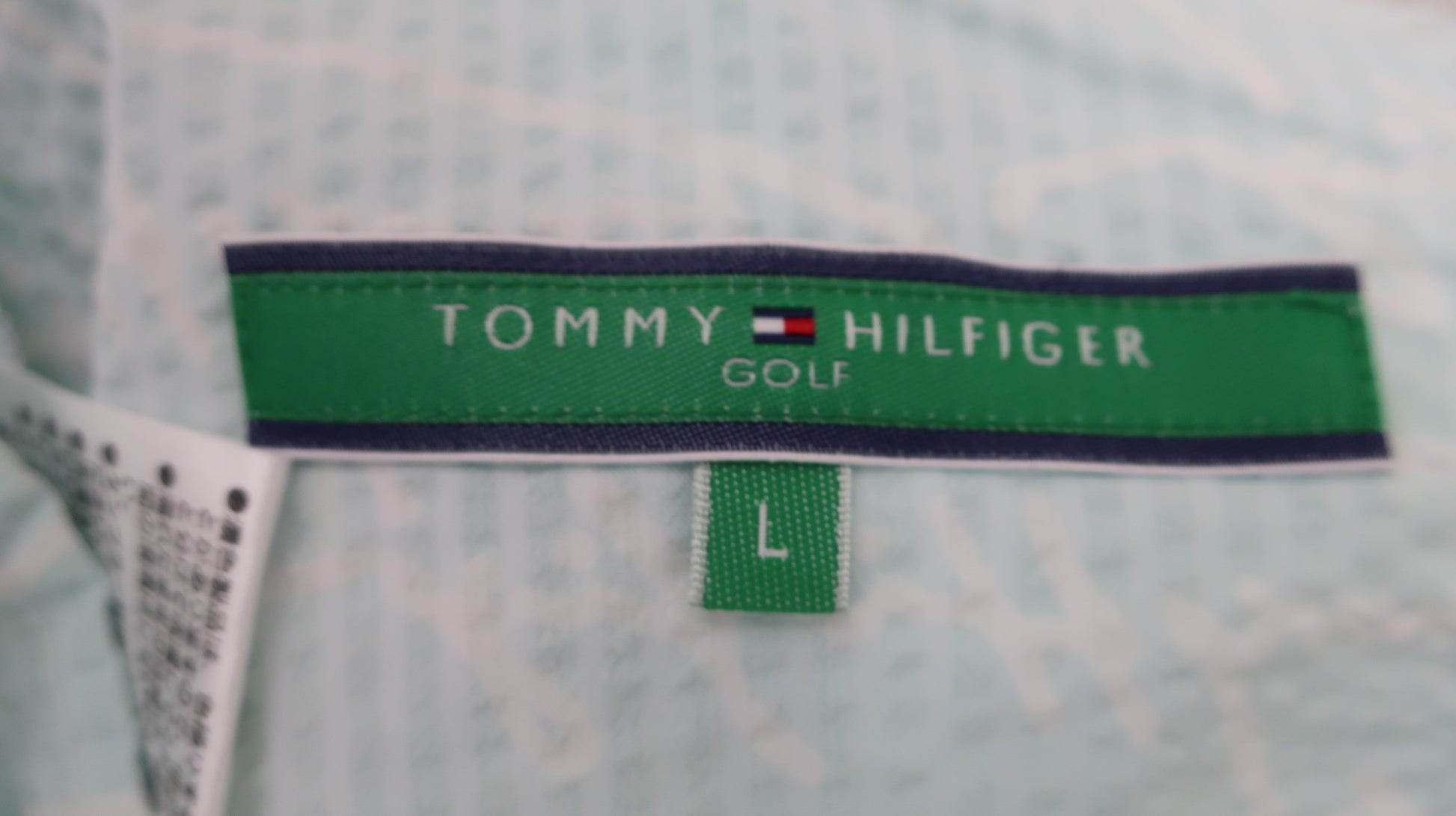 TOMMY HILFIGER GOLF(トミーヒルフィガーゴルフ) パンツ ミントグリーン総柄 レディース L N