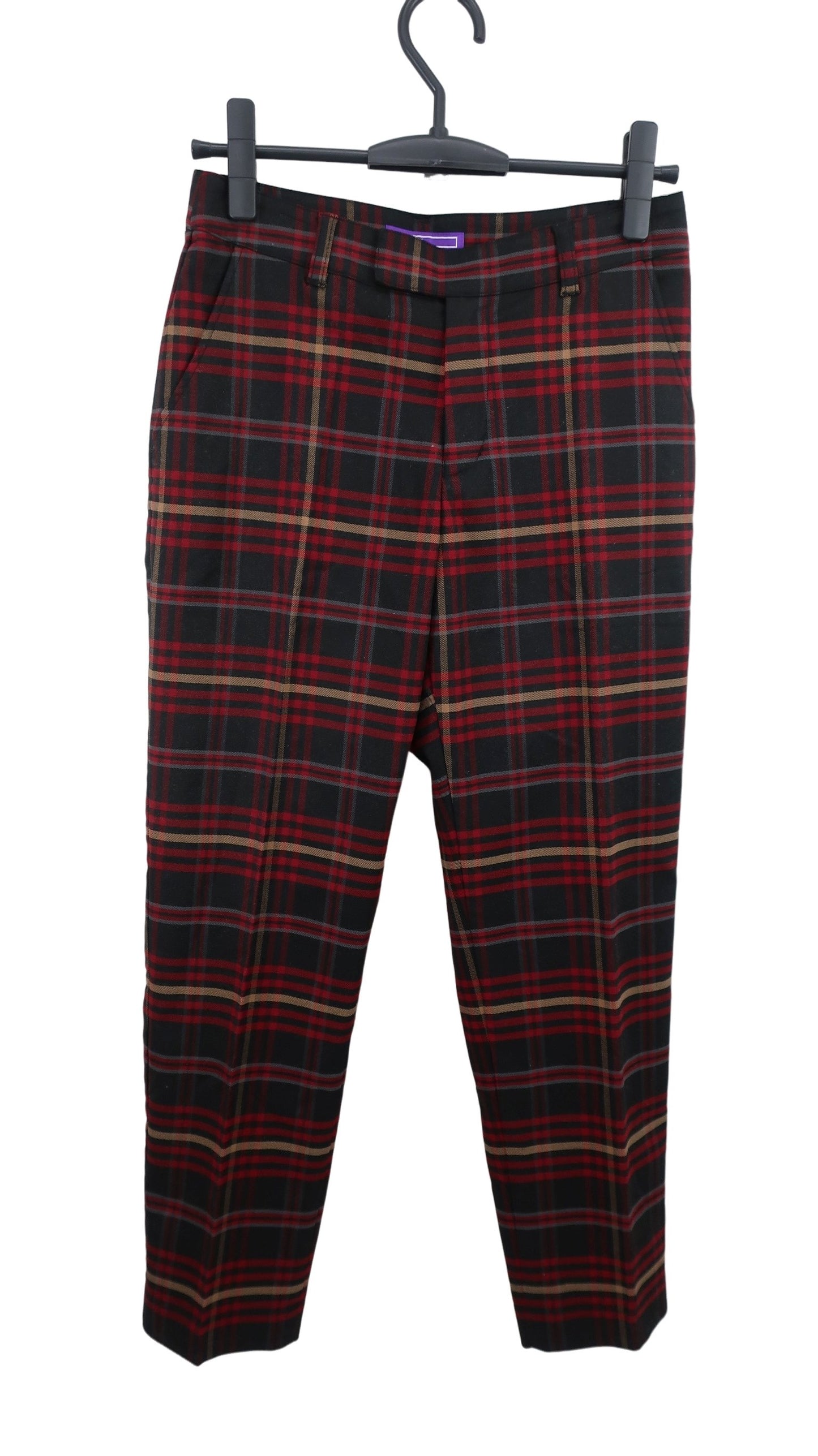 BEAMS GOLF(ビームスゴルフ) パンツ 赤チェック レディース M B