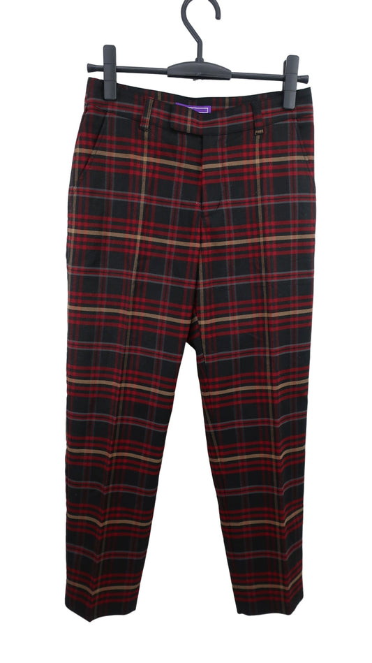 BEAMS GOLF(ビームスゴルフ) パンツ 赤チェック レディース M B