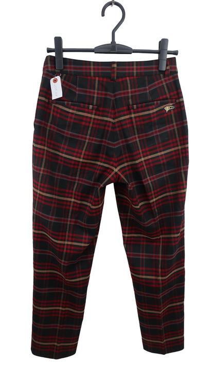 BEAMS GOLF(ビームスゴルフ) パンツ 赤チェック レディース M B