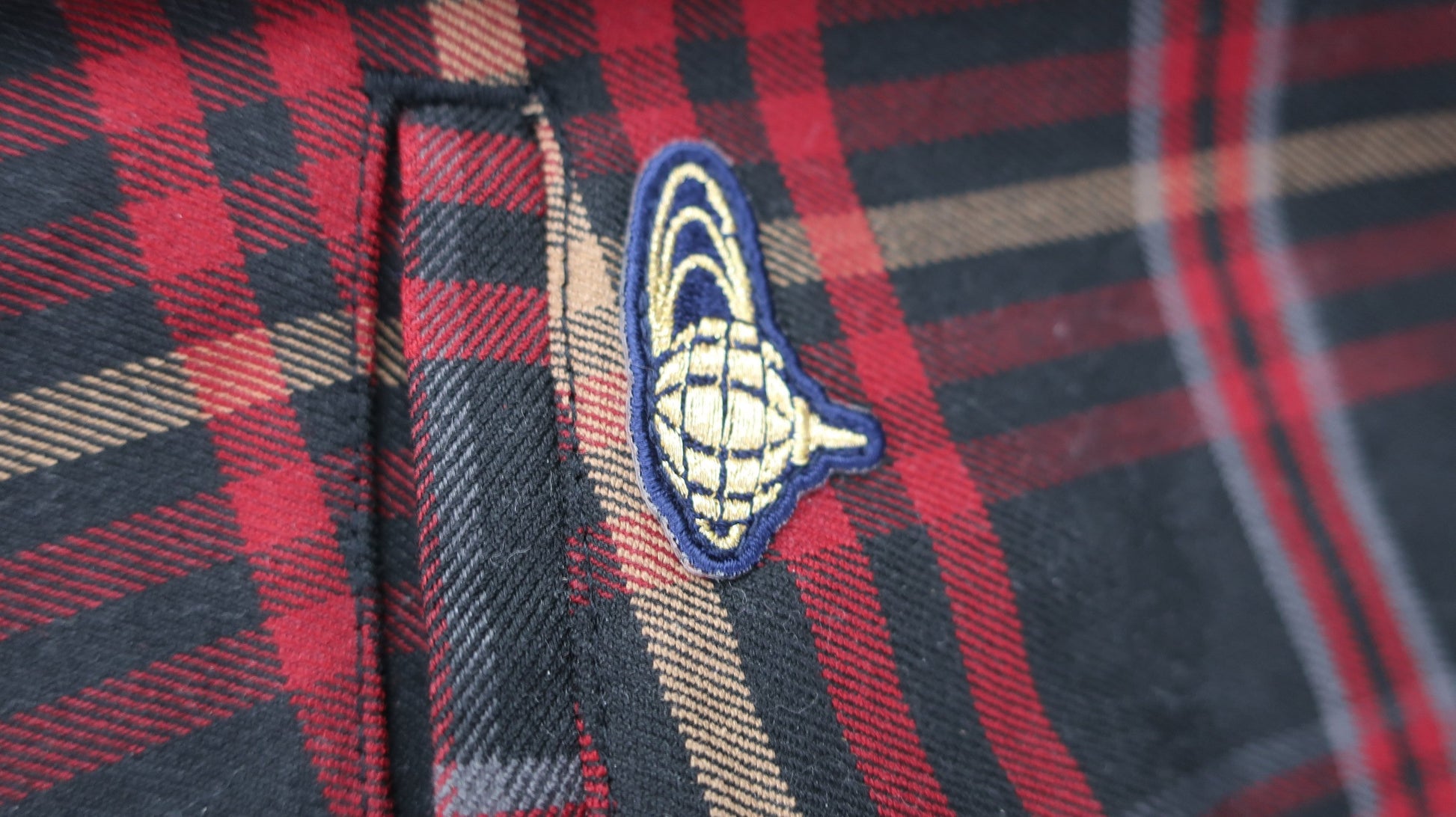 BEAMS GOLF(ビームスゴルフ) パンツ 赤チェック レディース M B