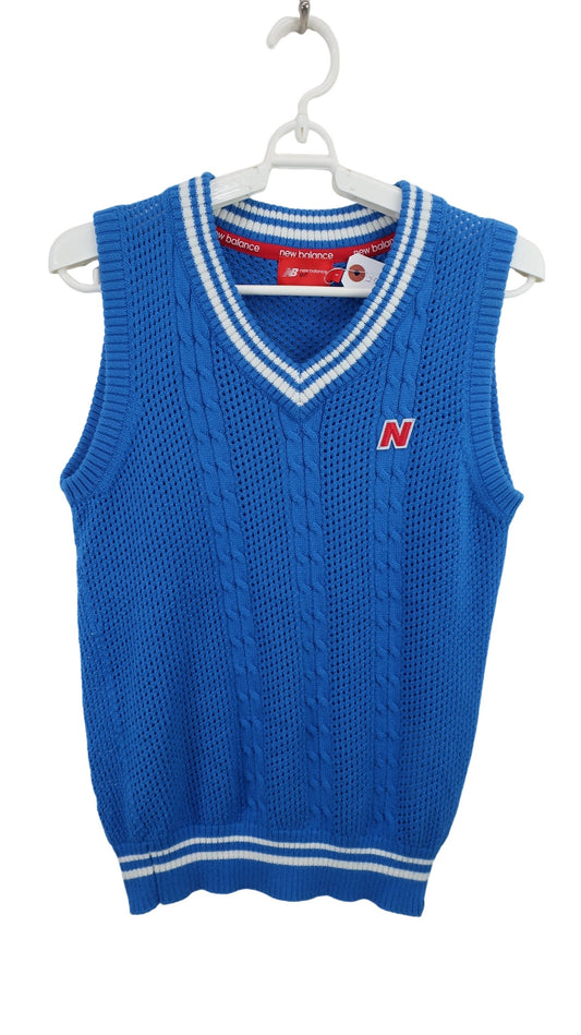 New Balance golf(ニューバランスゴルフ) サマーニットベスト 青 レディース 1 012-8173501 A