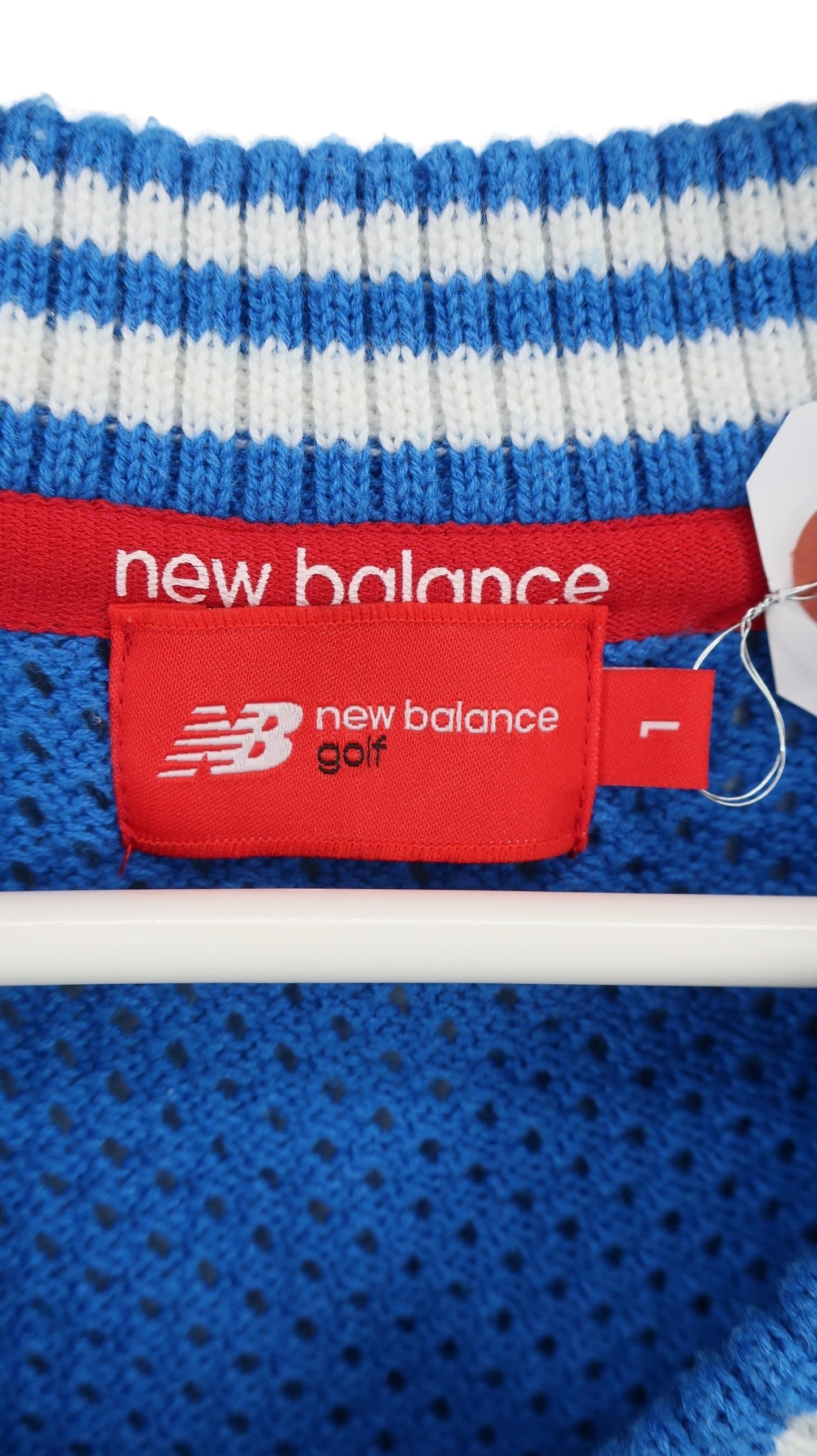 New Balance golf(ニューバランスゴルフ) サマーニットベスト 青 レディース 1 012-8173501 A