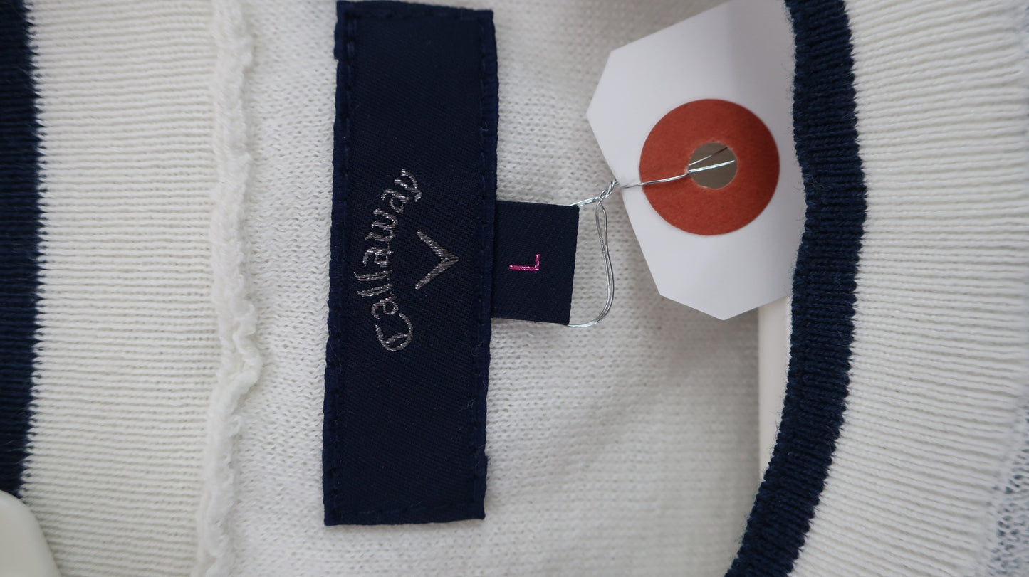 Callaway(キャロウェイ) ベスト 白ネイビー レディース L C22119201 B