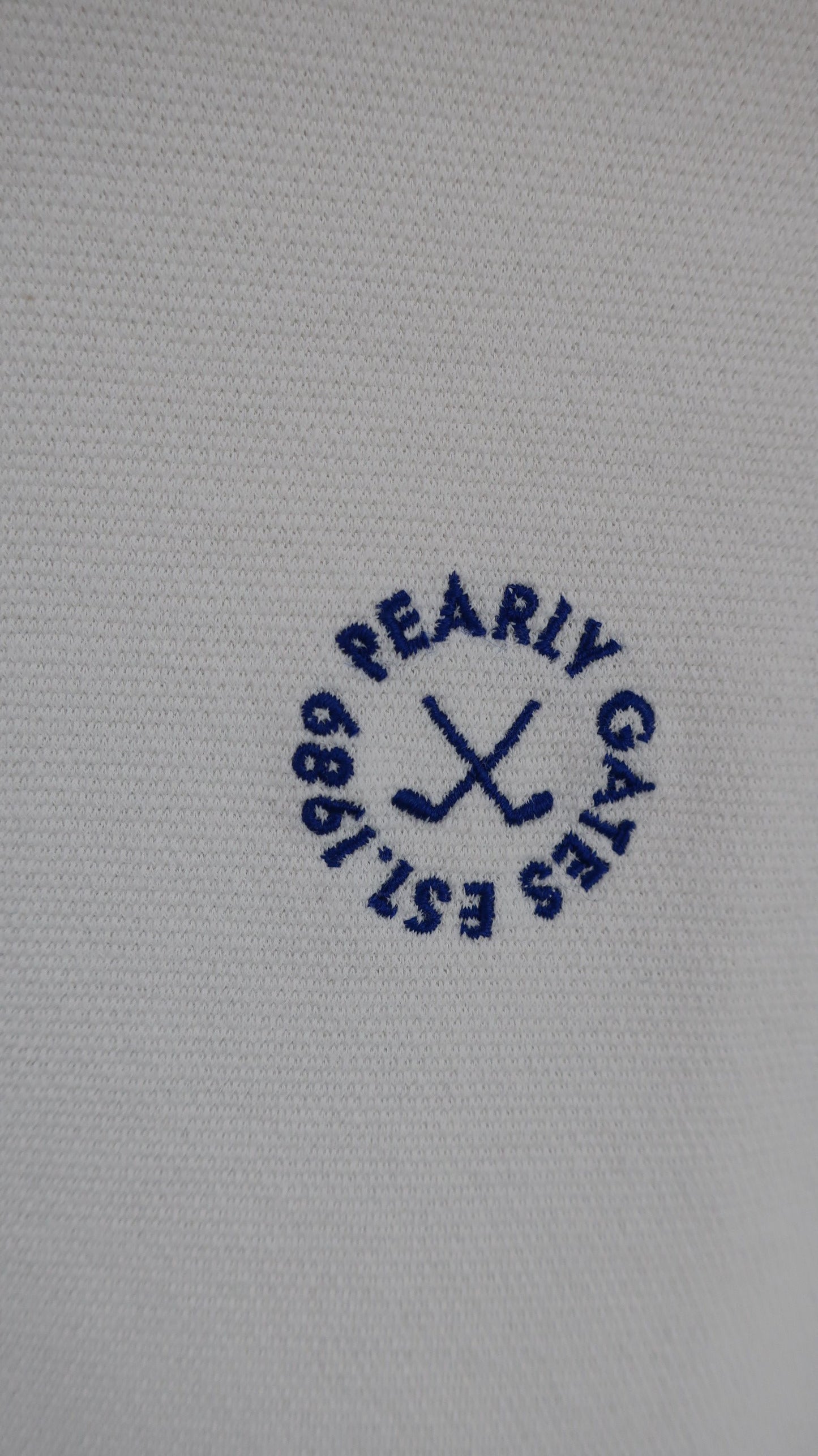 PEARLY GATES(パーリーゲイツ) 半袖モックネックシャツ 白 レディース 1 055-3267602 B