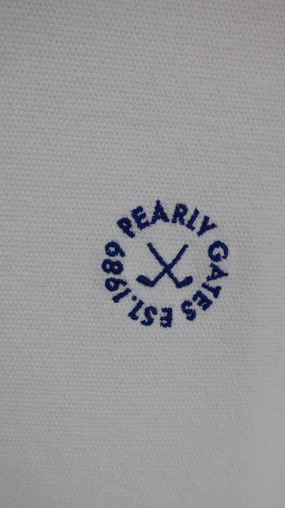 PEARLY GATES(パーリーゲイツ) 半袖モックネックシャツ 白 レディース 1 055-3267602 B