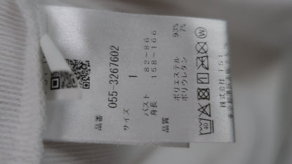 PEARLY GATES(パーリーゲイツ) 半袖モックネックシャツ 白 レディース 1 055-3267602 B