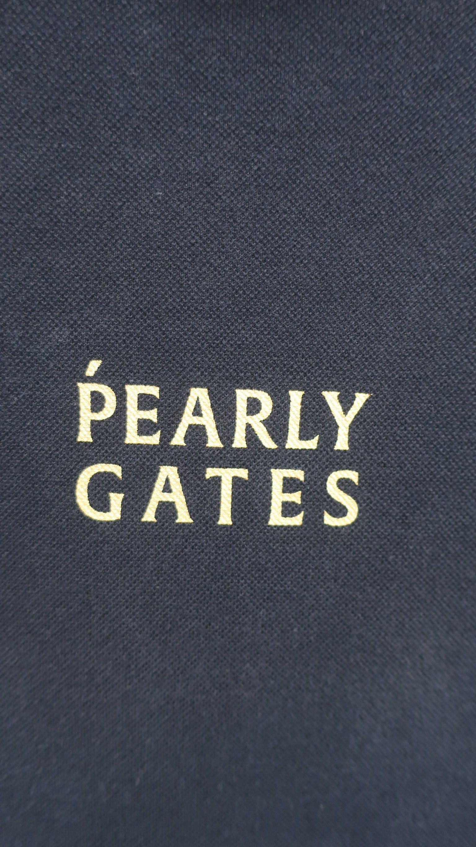 PEARLY GATES(パーリーゲイツ) 半袖モックネックシャツ ネイビー レディース 0 055-2167350 B